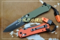关铸GANZO G7453轴锁G10黑钛折刀
