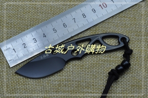 三刃木新品-塑鞘带手电项链刀4101FUI-SH小直刀