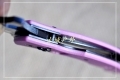 CSSD代工美国品牌背线锁440C战术几何头折刀粉色款